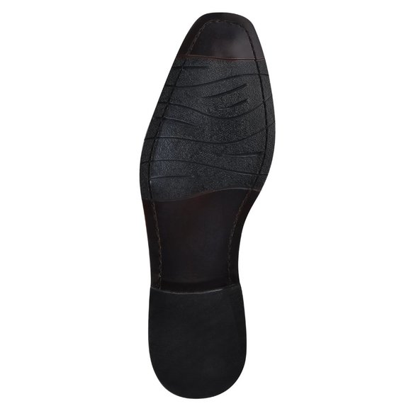 LIBERTYZENO White Leather Oxford Style Dress Shoes